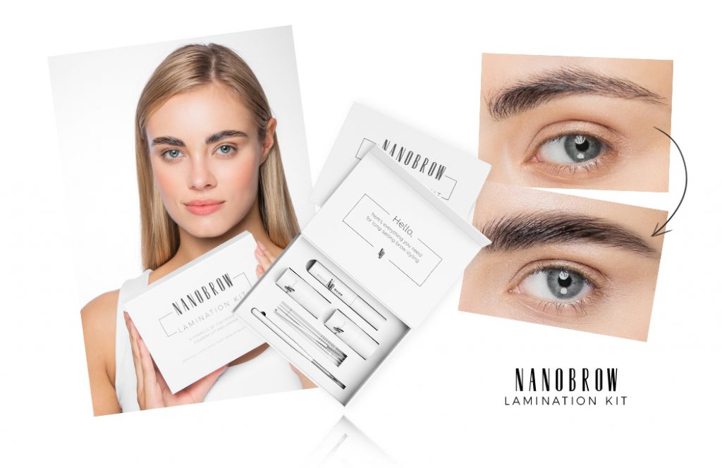 home brow lamination kit nanobrow 