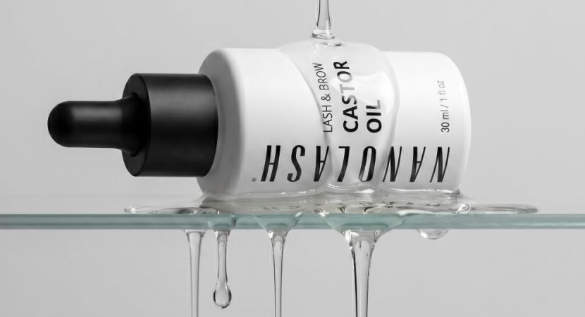 nanolash castor oil eyebrows